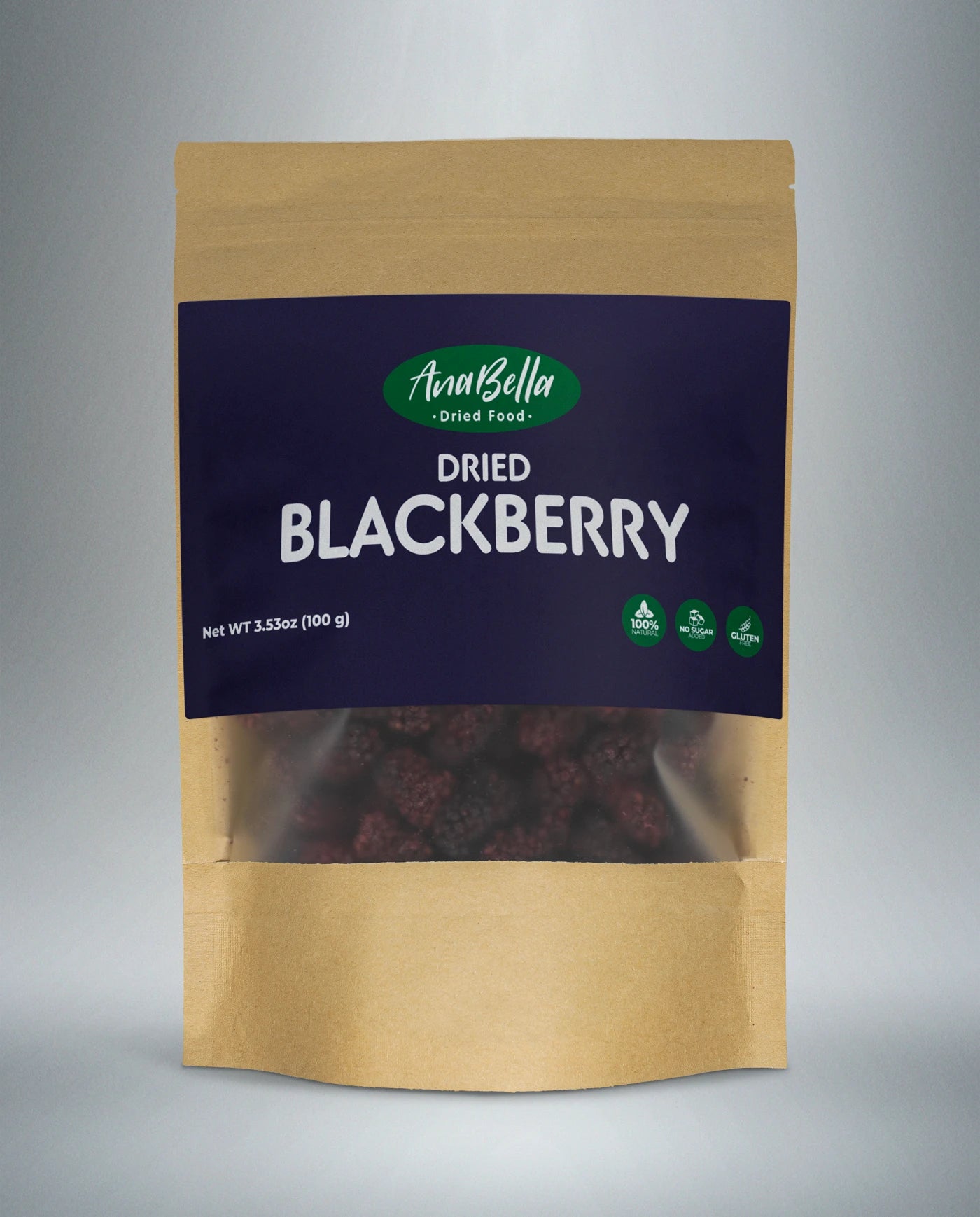 Dried Blackberry – Snack Pack