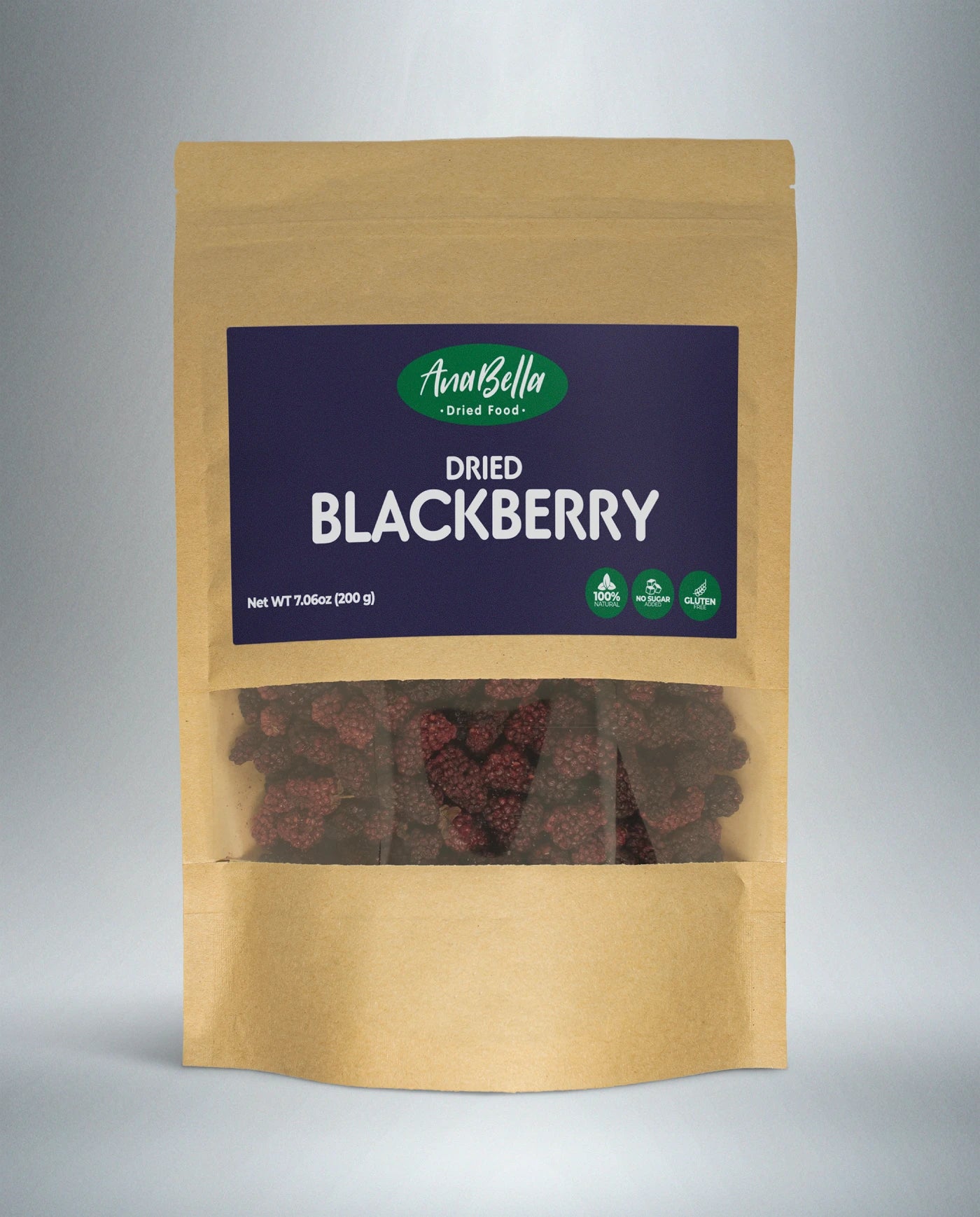 Dried Blackberry – Snack Pack